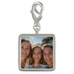 Breloque bracelet Bijou Bonne Fête Maman photo SF チャーム