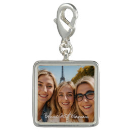 Breloque de bracelet Bijou Bonne Fête Maman photo チャーム