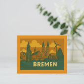 Bremen Germany City Art ポストカード (スタンド正面)