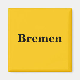 Bremen Schild Gold - Gleb - Magnet マグネット