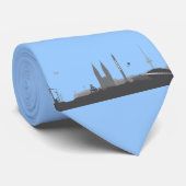 Bremen Skyline ネクタイ (ロール)