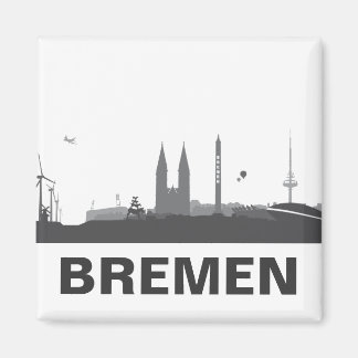 Bremen Skyline Kühlschrank Magnet マグネット