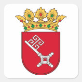 Bremer Wappen スクエアシール (正面)