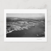 Bremerton, WA – 市内写真の空中表示 ポストカード (正面)