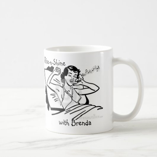 Brendaのコーヒー・マグとの上昇n輝やき コーヒーマグカップ (右)