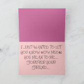 BRENDAの花の挨拶及びメッセージカード カード (内部)