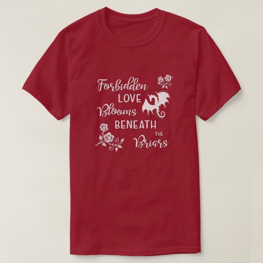Brenda K Davies著『Beneath the Briars』 Tシャツ (デザイン正面)