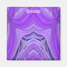 BRENDA to 3Dフラクタルデザインパープルブルー