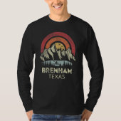 Brenham Texas Mountain Sunset Sunrise Kayaking Tシャツ (正面)