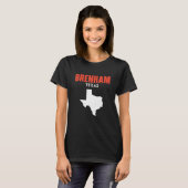 Brenham Texas USA State America Travel Texas Tシャツ (正面フル)