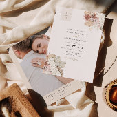 BRENNAボヘミアン熱帯パームアースト結婚ーン 招待状