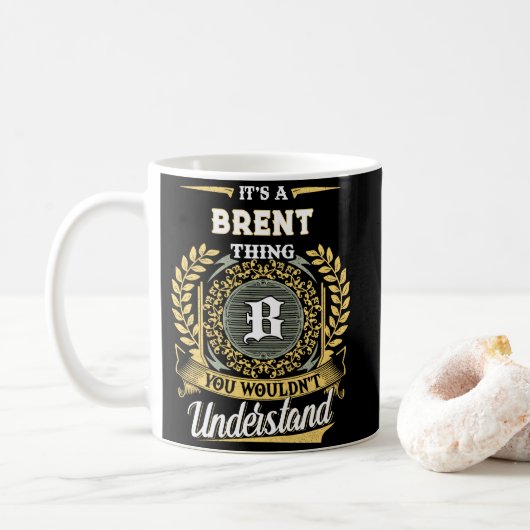 BRENTにしかわからない コーヒーマグカップ (ドーナツ)