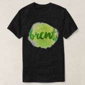 BRENTグリーン Tシャツ (デザイン正面)