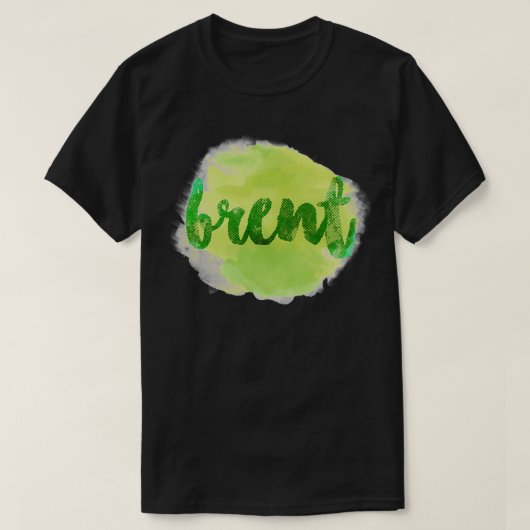 BRENTグリーン Tシャツ (デザイン正面)