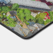 Brentford FC Griffin Park Stadium Aerial Art デスクマット (コーナー)