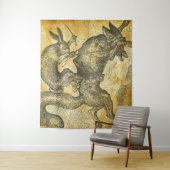 brerのウサギおよび孤 タペストリー (インサイチュ)