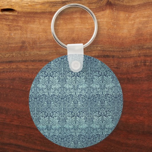 Brer Rabbit by William Morris, Textile Pattern キーホルダー (正面)