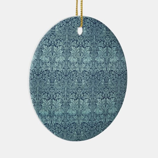 Brer Rabbit by William Morris, Textile Pattern セラミックオーナメント (右)
