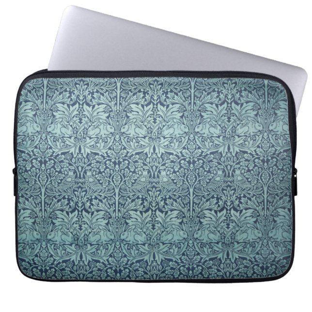 Brer Rabbit by William Morris, Textile Pattern ラップトップスリーブ (正面)