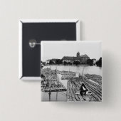 Breslauポーランド、c.1910のオーデル 缶バッジ (正面&裏面)