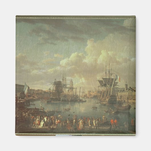 Brestでのポートの表示 マグネット (正面)