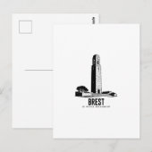 Brest  Monument Naval  Affiche Vintage Bretagne  D ポストカード (正面/裏面)