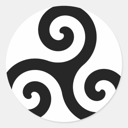 Bretagne / Breizh / Britanny ラウンドシール (正面)