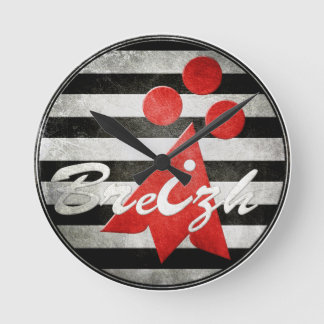 Bretagne Breizh Celtic ラウンド壁時計