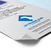 Bretagne, carte administrative 2020 (en breton) ポスター (角)