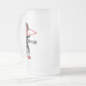 Brettの波 フロストグラスビールジョッキ (正面左)