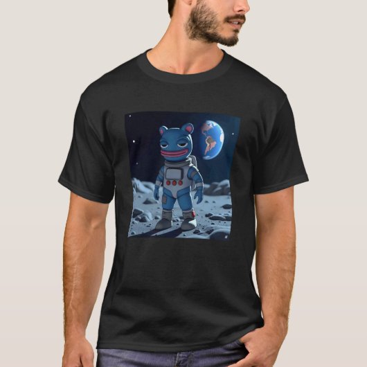 Brett CryptoとBrett Memeコイン for Brett Meme 5 Tシャツ (正面)