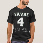 Brett Favre - Career Stats   Tシャツ (正面)