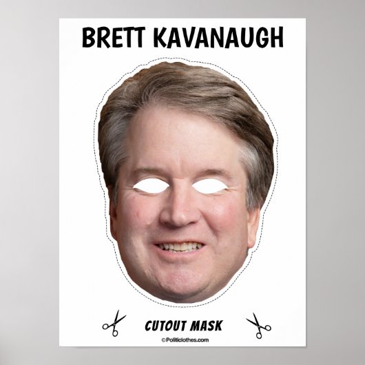 BRETT KAVANAUGHハロウィーンマスク ポスター (正面)