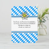 Brettchen Oktoberfest Einladung 招待状 (スタンド正面)