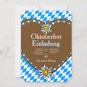 Brettchen Oktoberfest Einladung 招待状 (裏面)