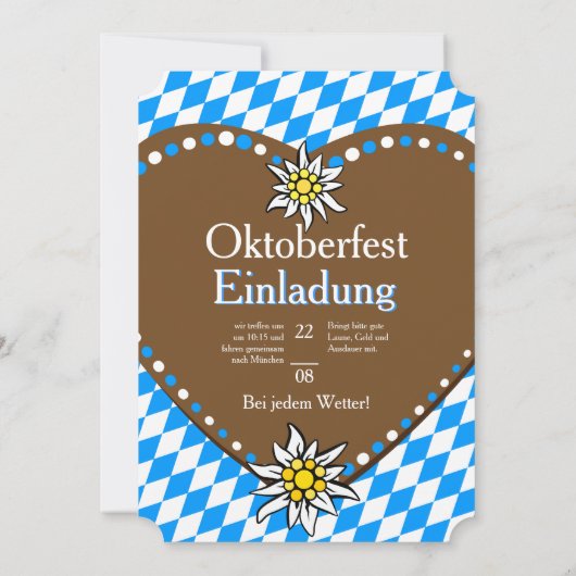 Brettchen Oktoberfest Einladung 招待状 (裏面)