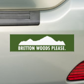 Bretton Woods Please バンパーステッカー (車上)