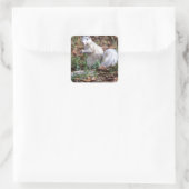 Brevardの白いリス スクエアシール (バッグ)