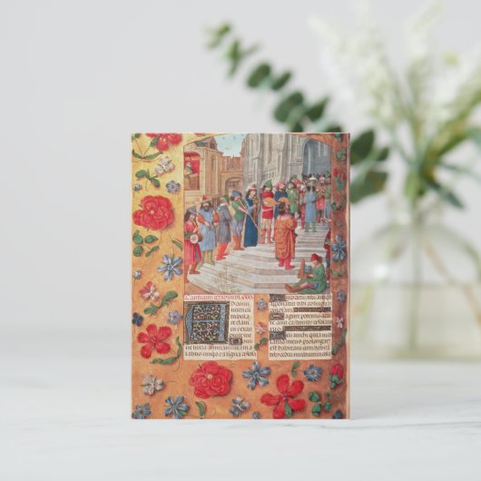 Breviaryからの王デイヴィッドおよびミュージシャン、 ポストカード (スタンド正面)