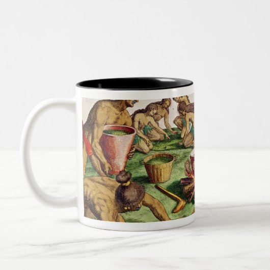 「Brevisからの饗宴のための準備、 ツートーンマグカップ (左)