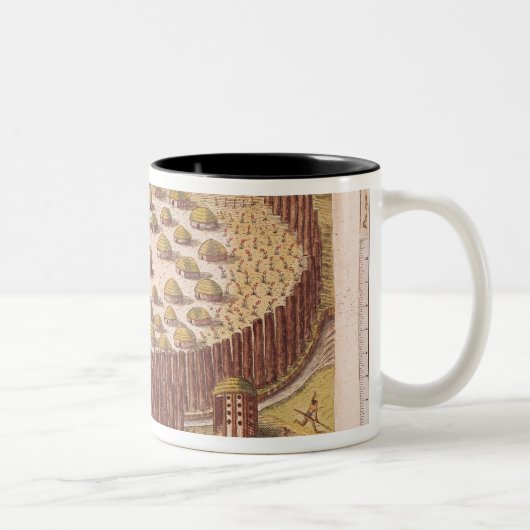 「Brevis 2からの強化されたインドの村、 ツートーンマグカップ (右)