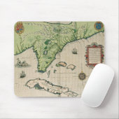 「Brevis Narratioからのフロリダの地図、 マウスパッド (マウス)