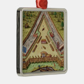 「Brevis Narratioからの城砦キャロライン、 メタルオーナメント (右)