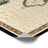 'Brevis Narratio'のフロリダの地図 ポスター (角)