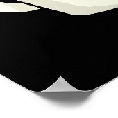 Brewそれを行うことができるコーヒおもしろいーティープンダークBG ポスター (角)