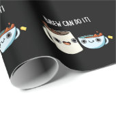 BrewはそれをコーヒおもしろいープンダークBG ラッピングペーパー (ロールコーナー)