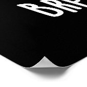 Brewはそれをコーヒ前向きープンダークBG ポスター (角)