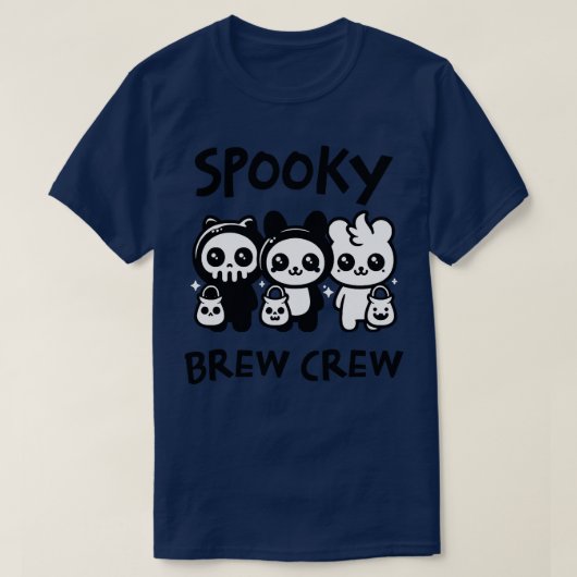Brew不気味 Crew Tシャツ (デザイン正面)