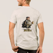 Brew Crew Beer Superhero Funny Tee トライブレンドＴシャツ (裏面)