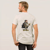 Brew Crew Beer Superhero Funny Tee トライブレンドＴシャツ (フル背面)